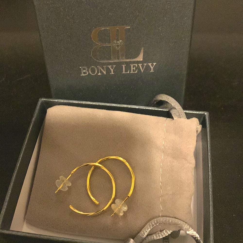 14k Gold Hoops